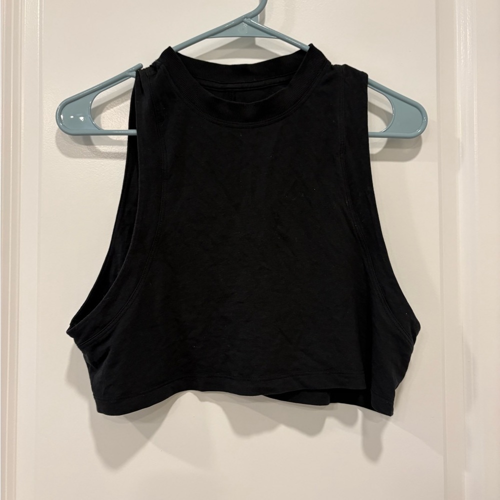 lululemon athletica Black Crop Top